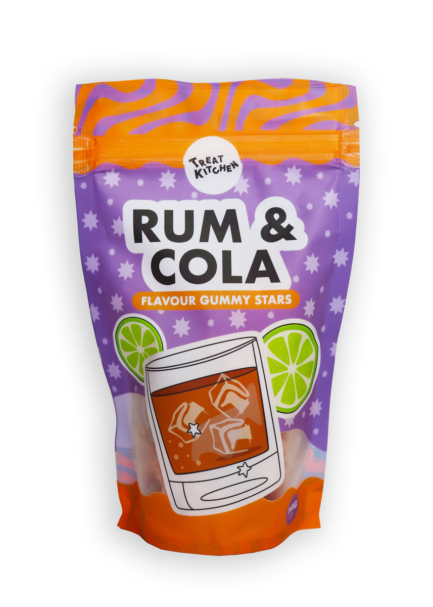 Rum & Cola Cocktail Flavour Jelly Sweets Pouch (Alcohol Free) Treat