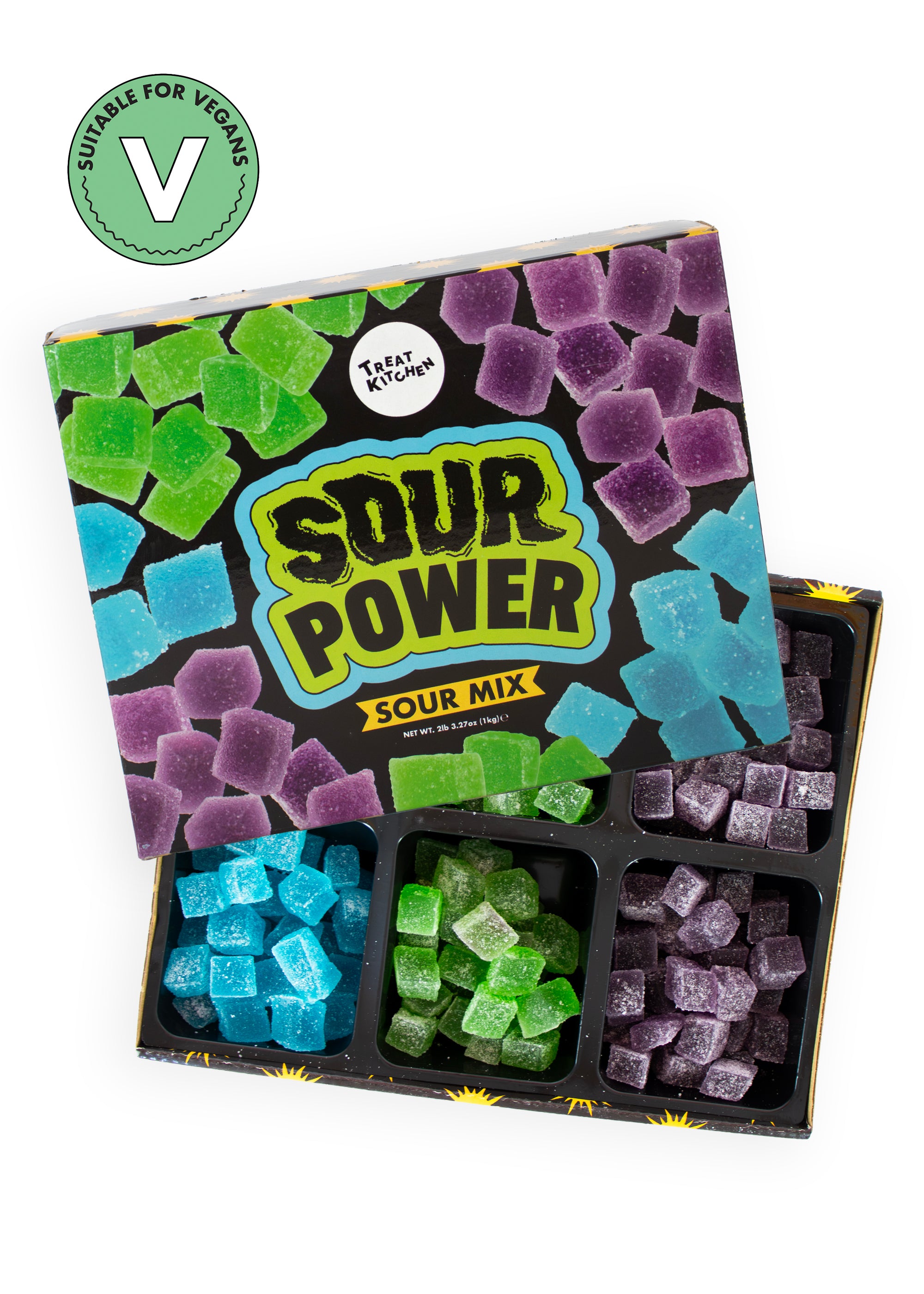 es Mathieu Candy Box  for Sèvres Sour Power Vegan Sour Sweets 1kg Gift Box – Treat Kitchen