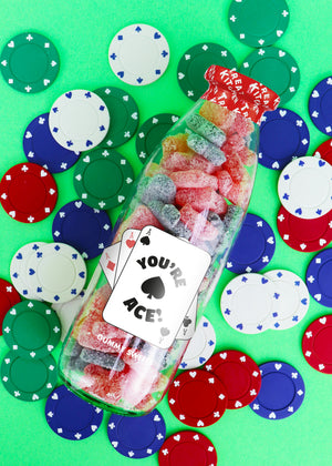 'You're Ace' Gummy Sweets Message Bottle - 350g