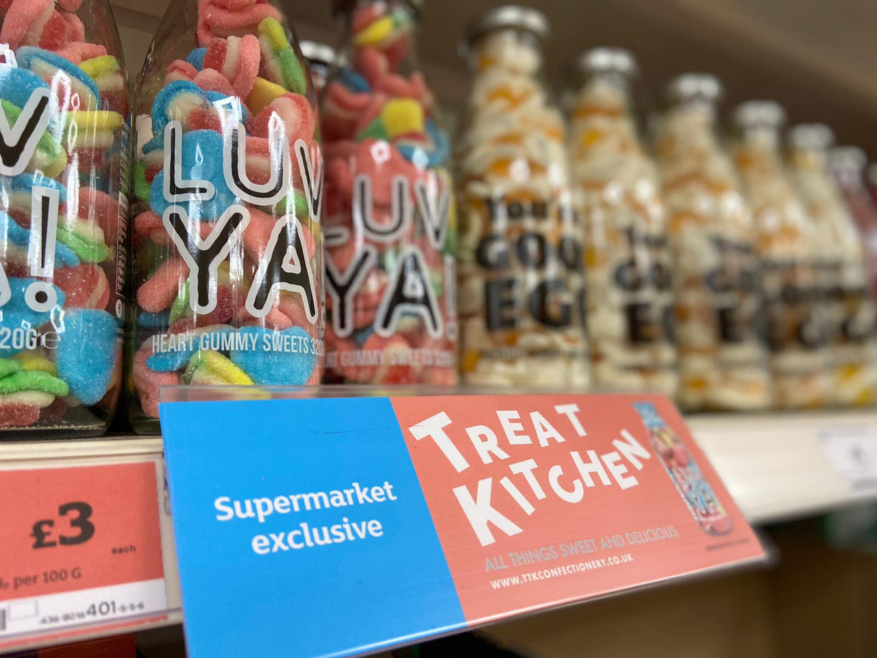 The Treat Kitchen Sainsburys Message Bottles