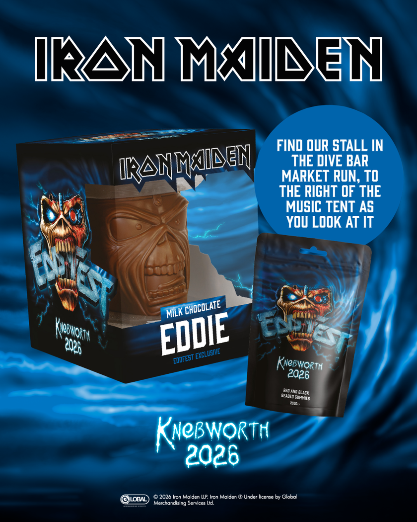 Introducing the Official Iron Maiden Milk Chocolate Eddie – Launching First at Eddfest