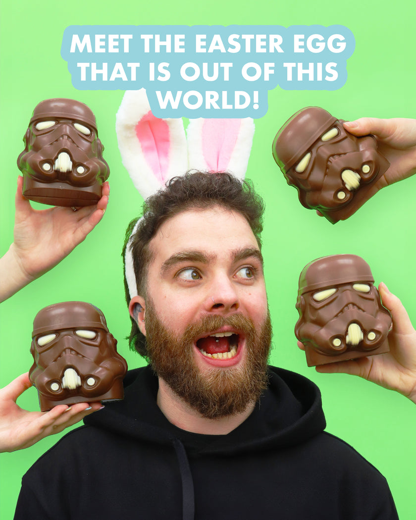 Meet the Easter Egg That’s Out of This World: The Original Stormtrooper™ Chocolate Helmet!