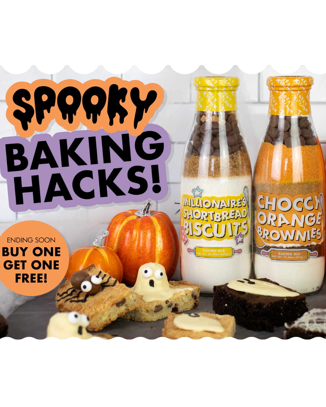 Fun Halloween Baking Ideas for Kids: Brownies and Millionaires Shortbread
