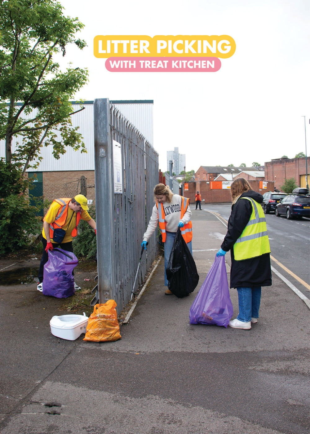 Treat Kitchen Hosts Industrial Estate Clean-Up in Nottingham