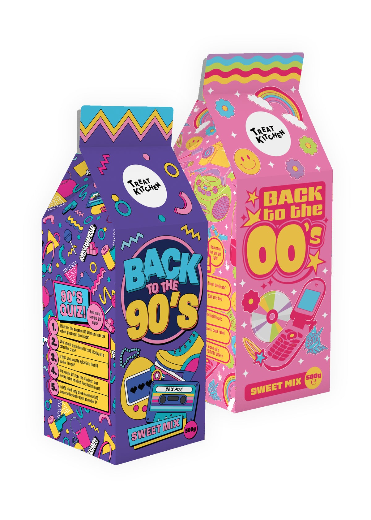 By The Decades 90's & 00's Large Carton duo