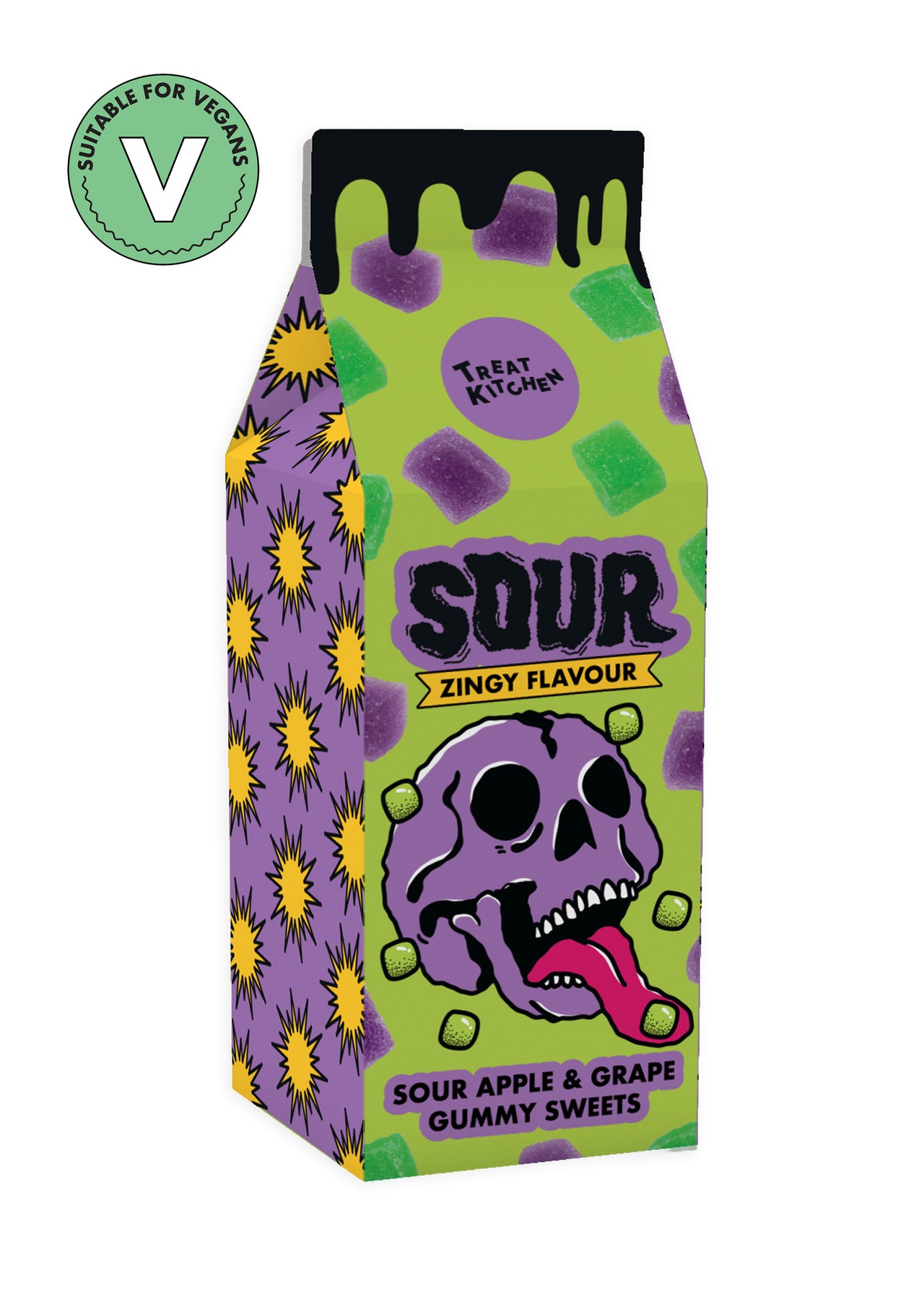 Sours Milk Carton Apple and Grape