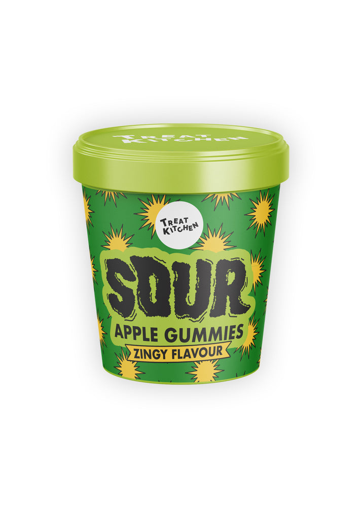 90g Green Apple Flavour Super Sours Mini Tub