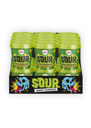 Case of 24 x 90g Green Apple Flavour Super Sours