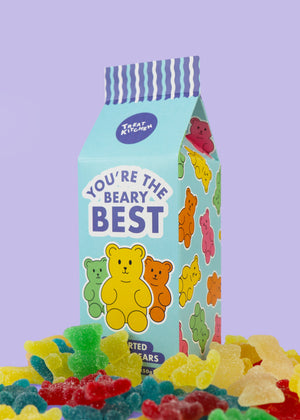 Gummy Bear Sweet Milk Carton