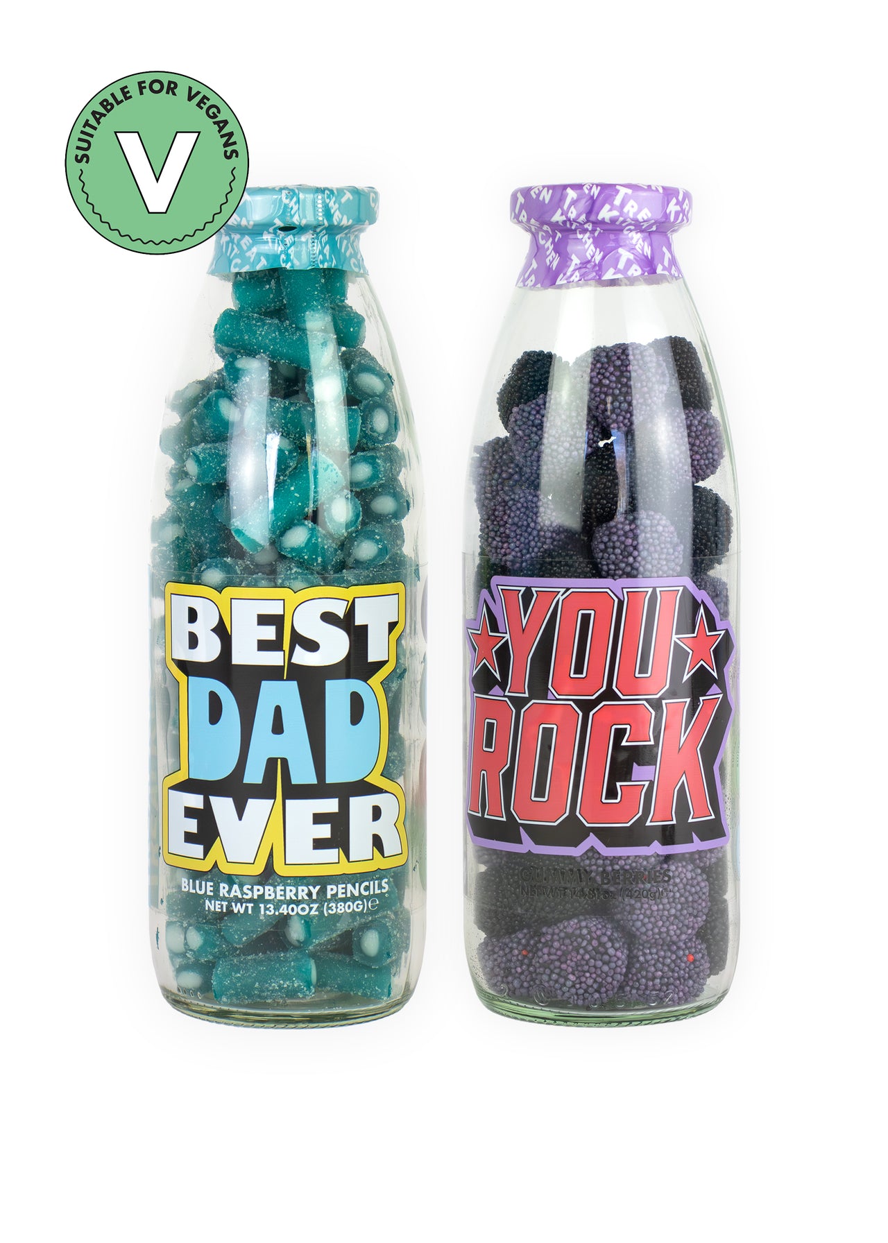 You Rock & Best Dad Ever Message Bottle Duo