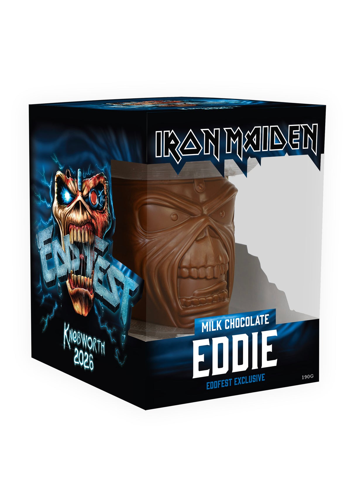 Eddfest Exclusive Chocolate Eddie Skull – Iron Maiden Licensed (Pre-Order for October))