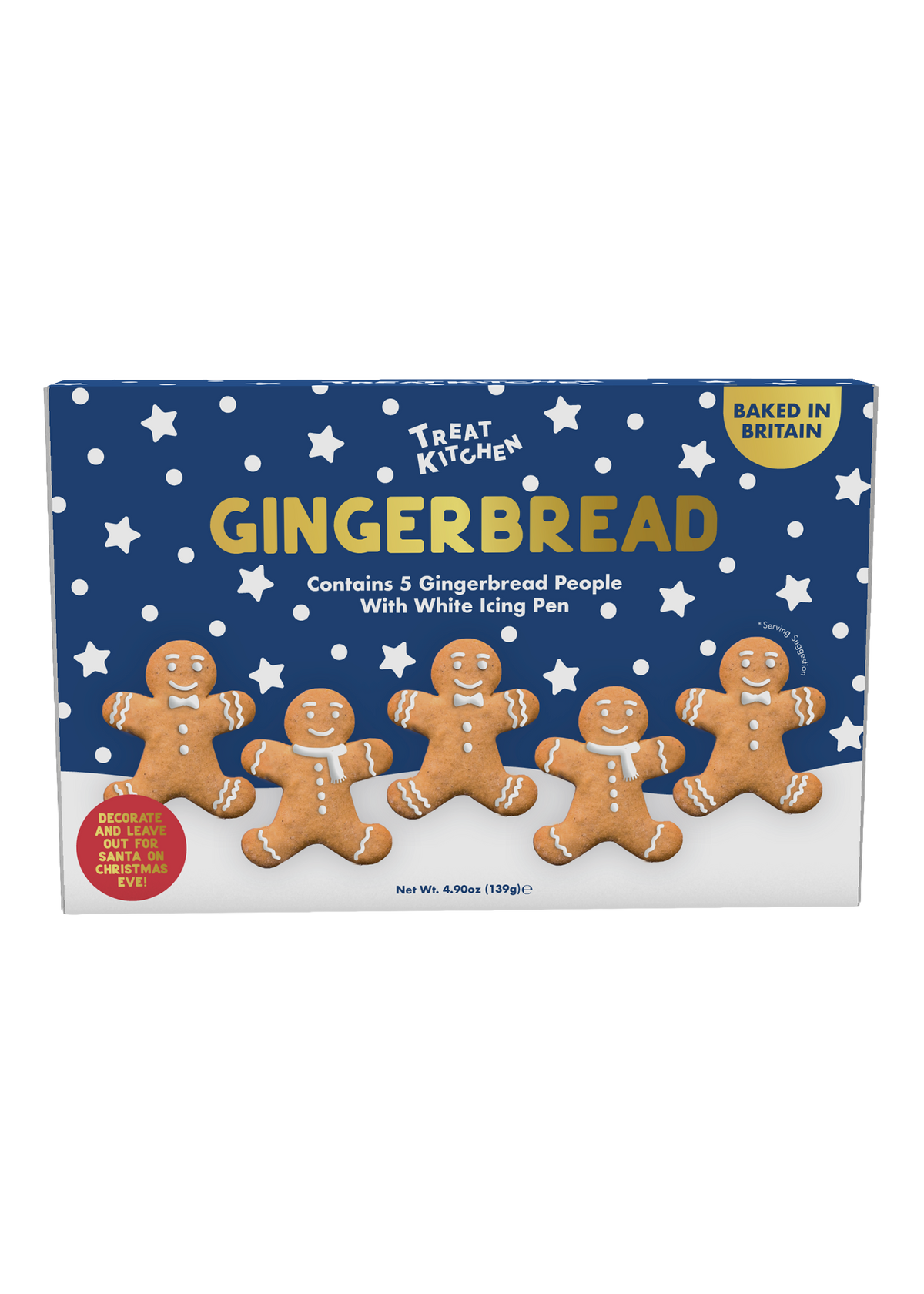 Letterbox Gingerbread Men Biscuits Decorating Kit