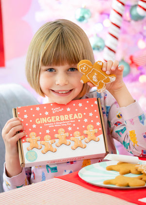 Letterbox Gingerbread Men Biscuits Decorating Kit