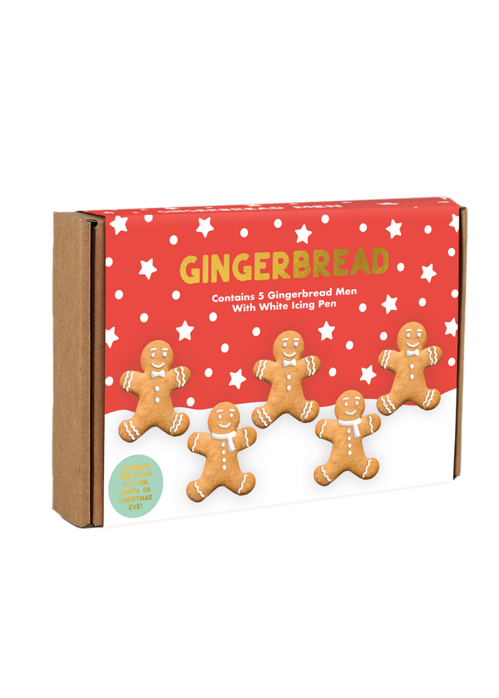 Letterbox Gingerbread Men Biscuits Decorating Kit