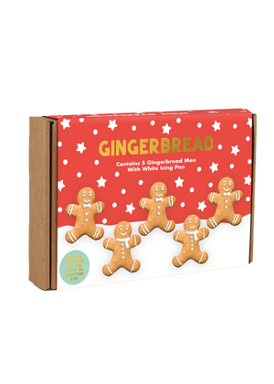 Letterbox Gingerbread Men Biscuits Decorating Kit