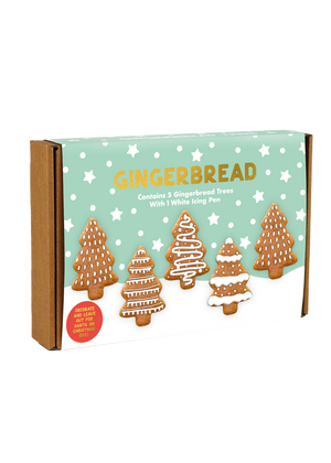 Letterbox Gingerbread Trees Decorating Kit