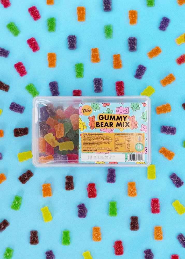 1KG of GUMMY Bear Mix Sweets (Vegan, Halal, Gluten Free)