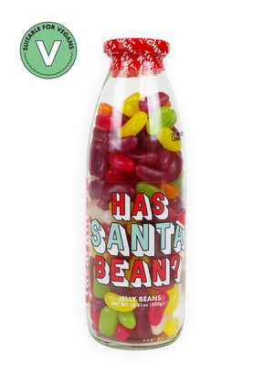 Has Santa Bean? Vegan Message Sweet Bottle