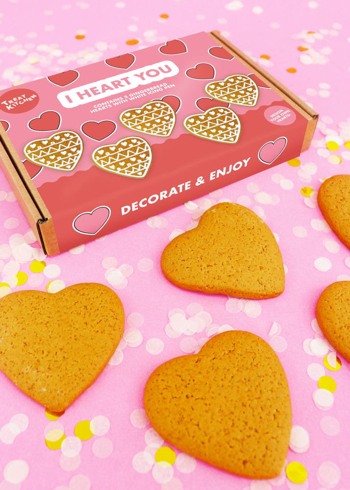 I Heart You Biscuits Decorating Kit