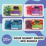 4KG SOUR Gummy Mega Bundle (Vegan, Halal, Gluten Free)