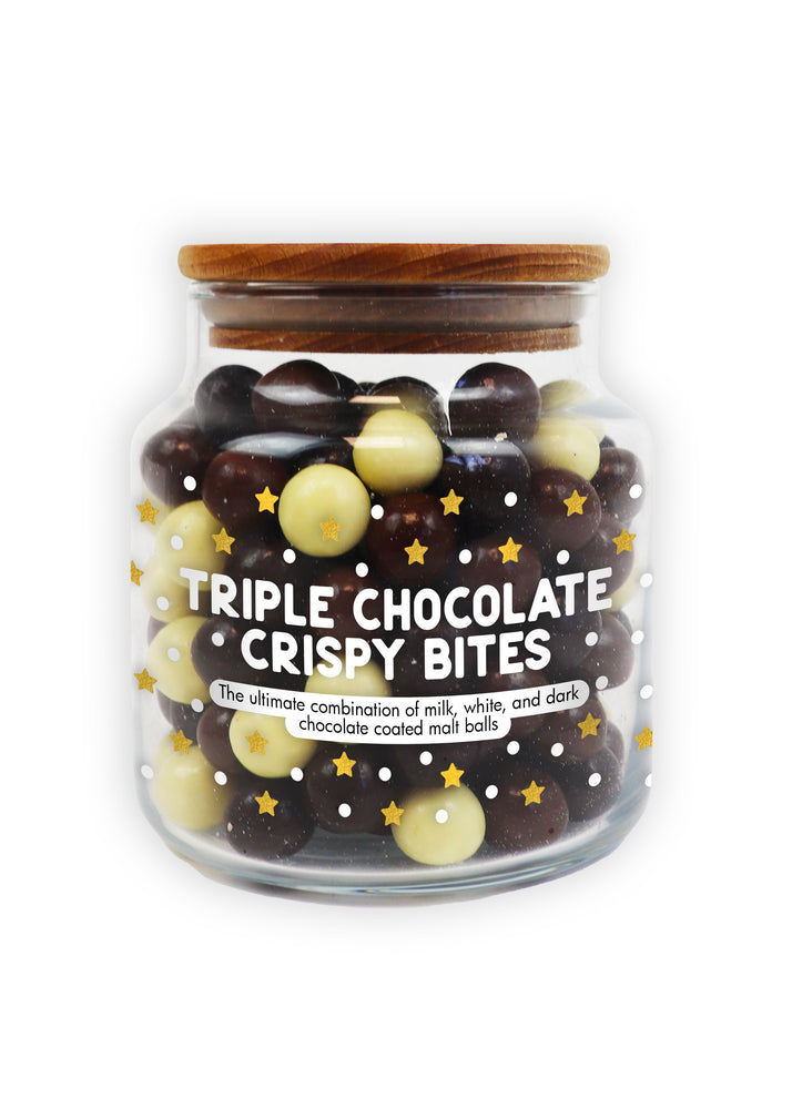 
                
                    Load image into Gallery viewer, Triple Chocolate Crispy Bites Jar
                
            
