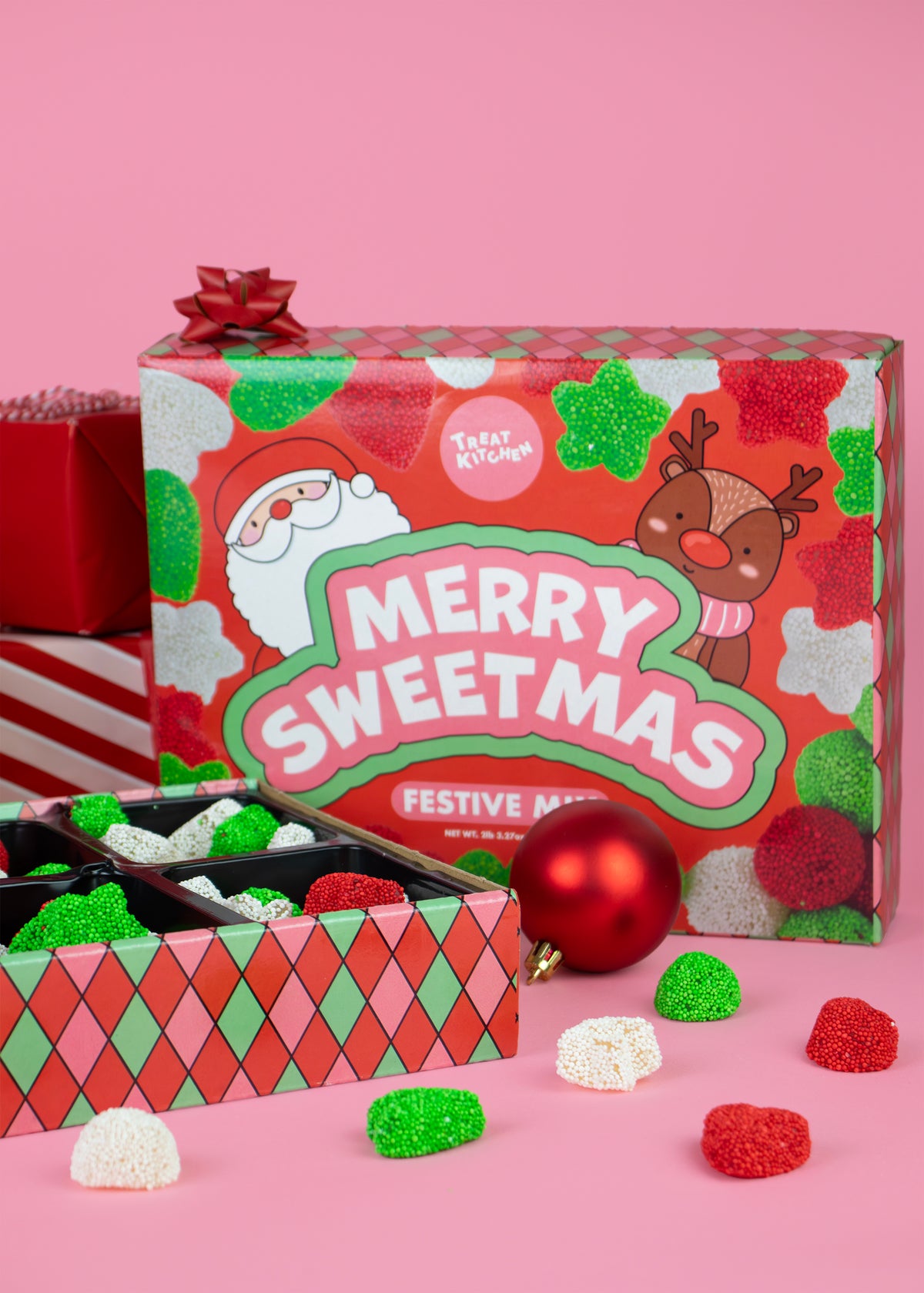 Merry Sweetmas! Christmas 1kg Sweet Gift Box