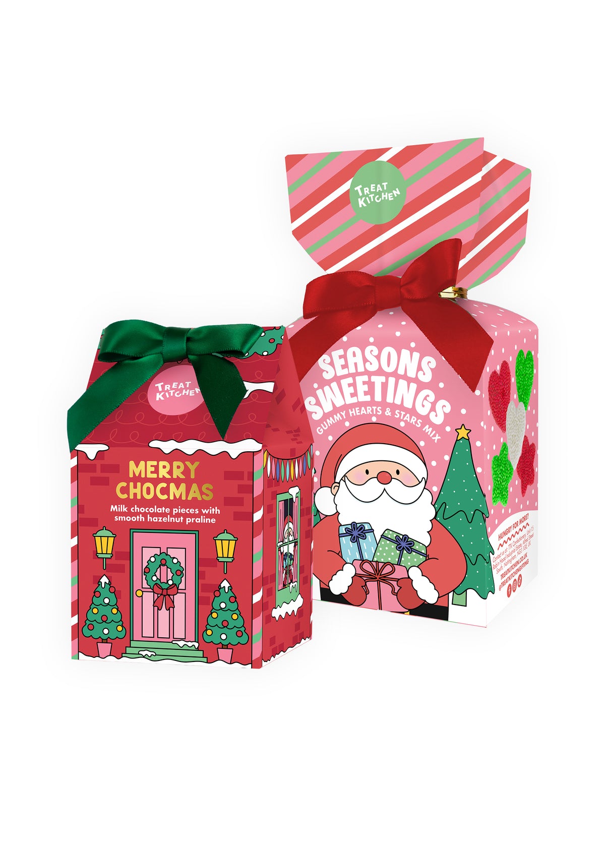 Mini Christmas House and Season's Sweetings Cracker