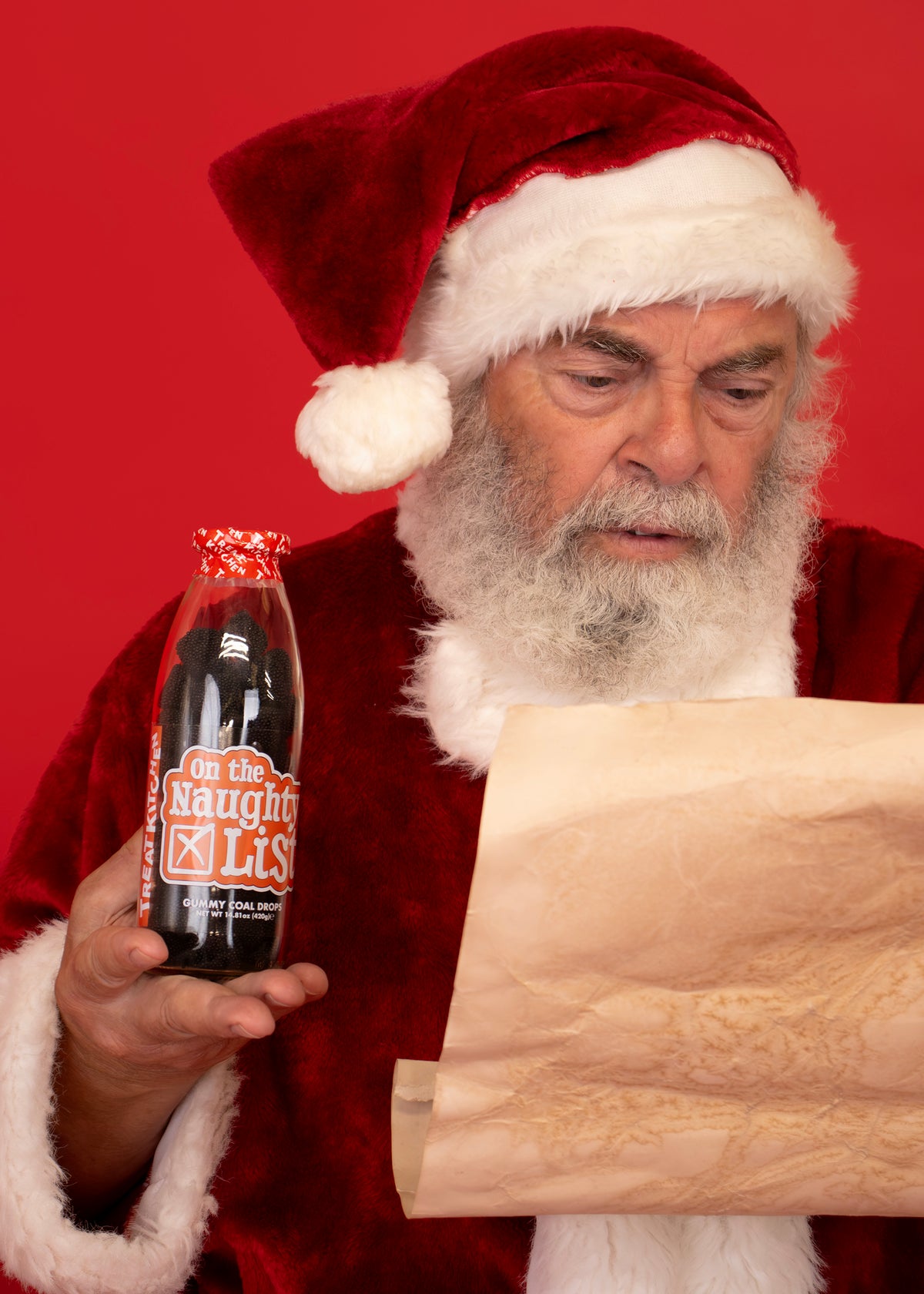 "On The Naughty List" Sweets In Bottle