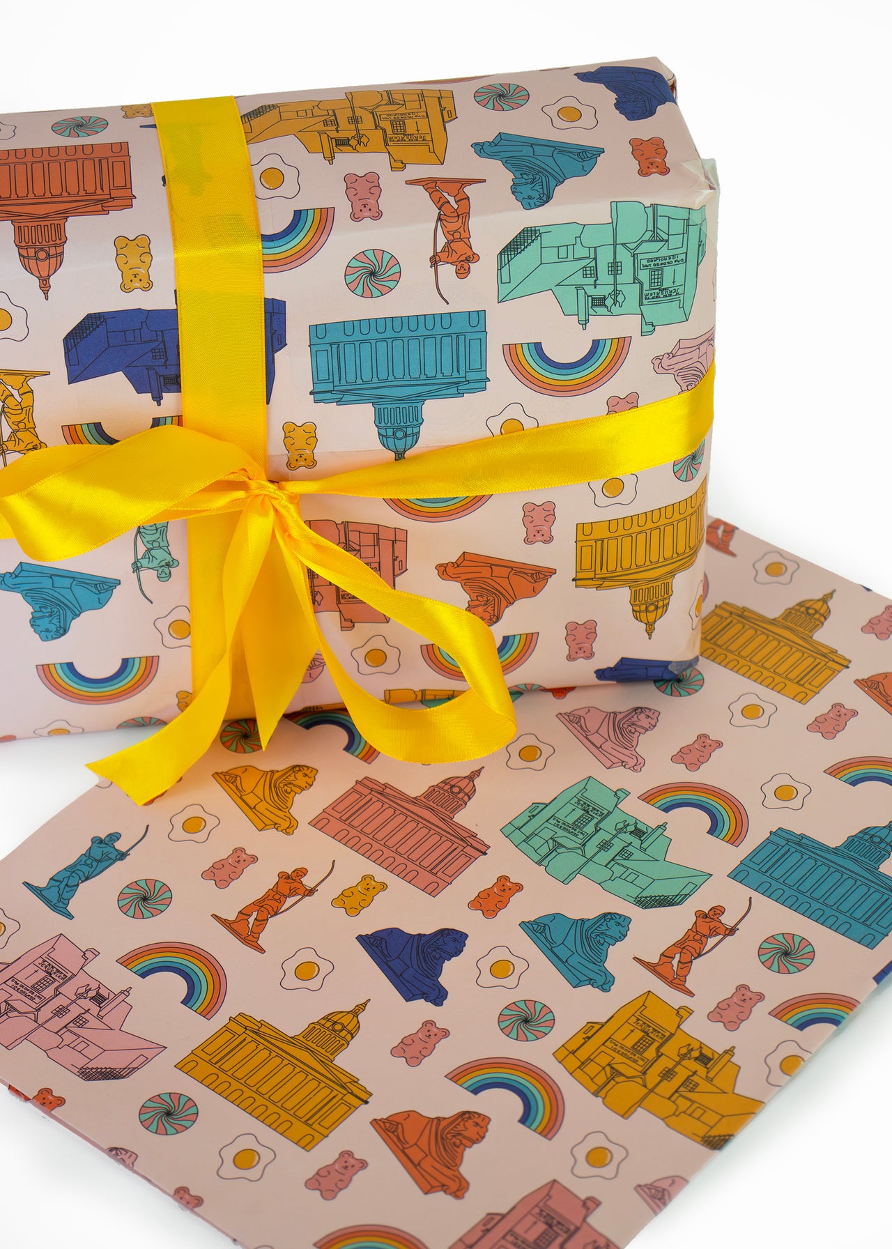 Wrapping Paper - Nottingham themed