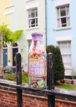 Pick Of The Mix - Fizzy Pick n Mix Sweets in Message Bottle, 370g