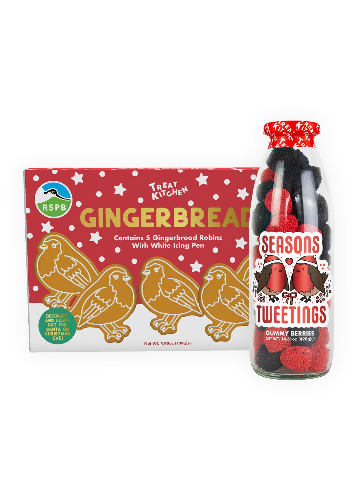 RSPB Letterbox Gingerbread and Message Bottle Collection