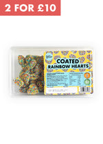 1KG of GUMMY Rainbow Hearts Sweets (Vegan, Halal, Gluten Free)