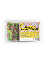 1KG of GUMMY Rainbow Belts Sweets (Vegan, Halal, Gluten Free)