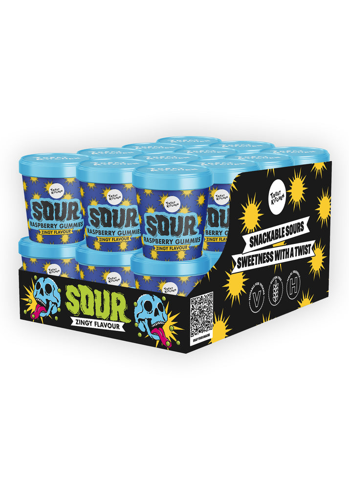 Case of 24 x 90g Blue Raspberry Flavour Super Sours