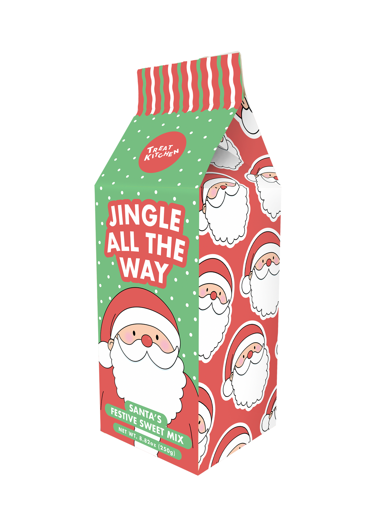 Jingle All The Way Christmas Sweets Milk Carton
