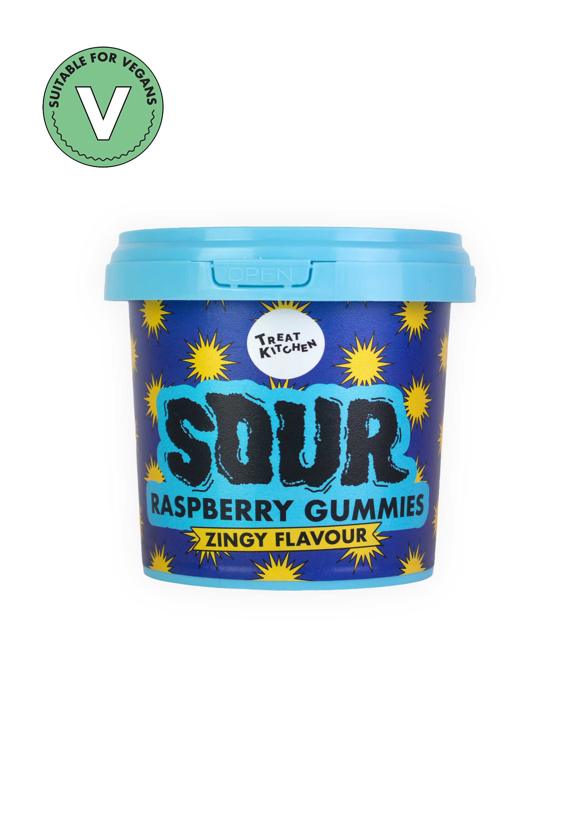 Sour Blue Raspberry Cubes Pot 150g – Treat Kitchen