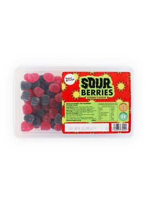 1KG of SOUR Mixed Berries Sweets (Vegan, Halal, Gluten Free)