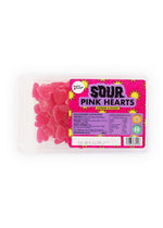 1KG of SOUR Pink Hearts Sweets (Vegan, Halal, Gluten Free)