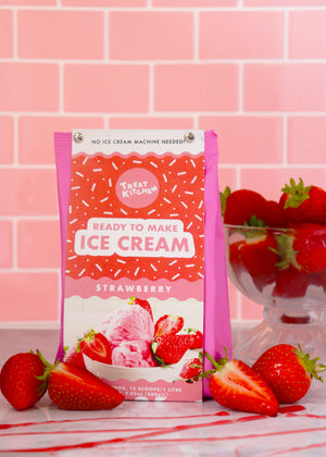 Strawberry Ice Cream Making Kit