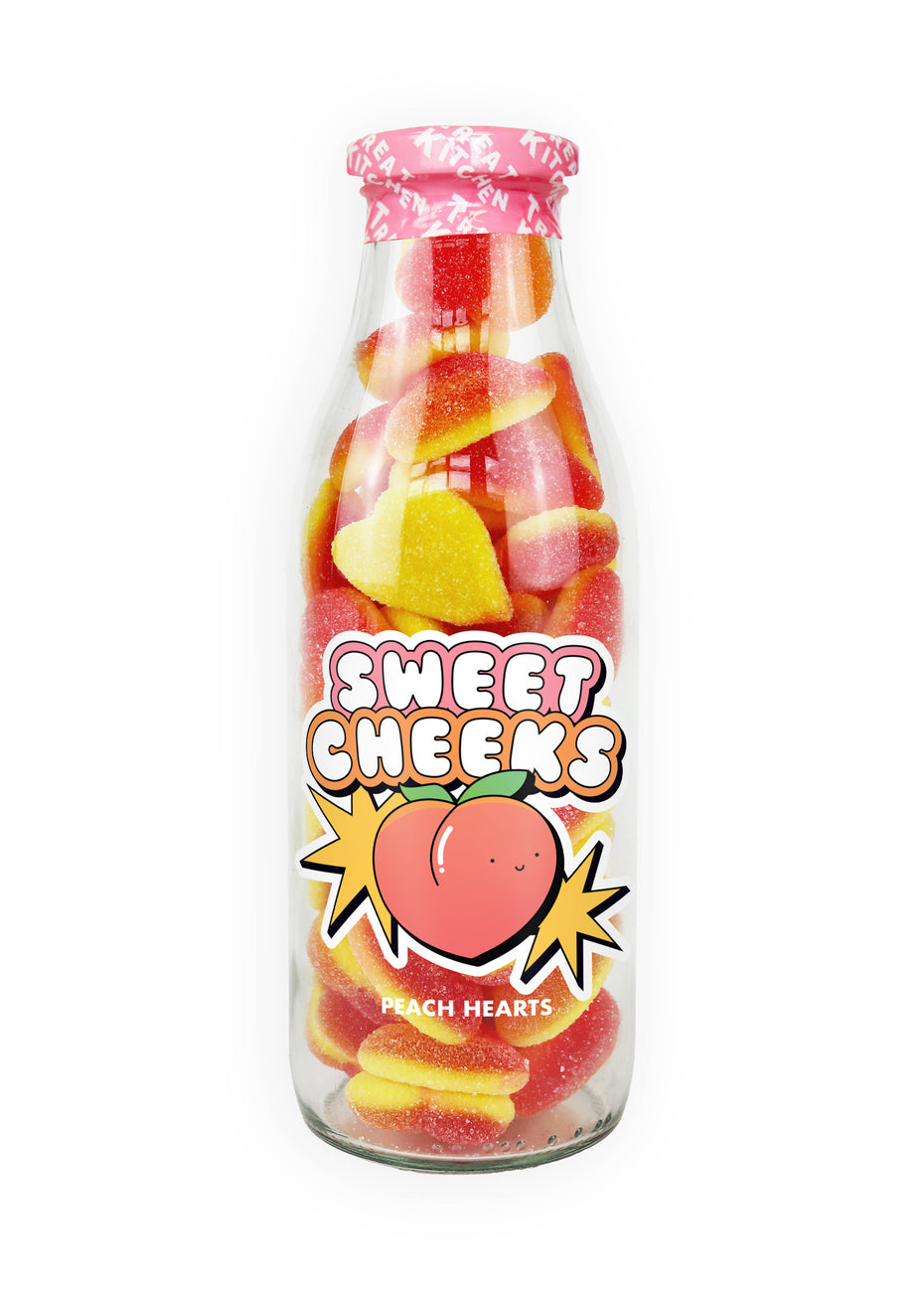 "Sweet Cheeks" Message Bottle of Sweets