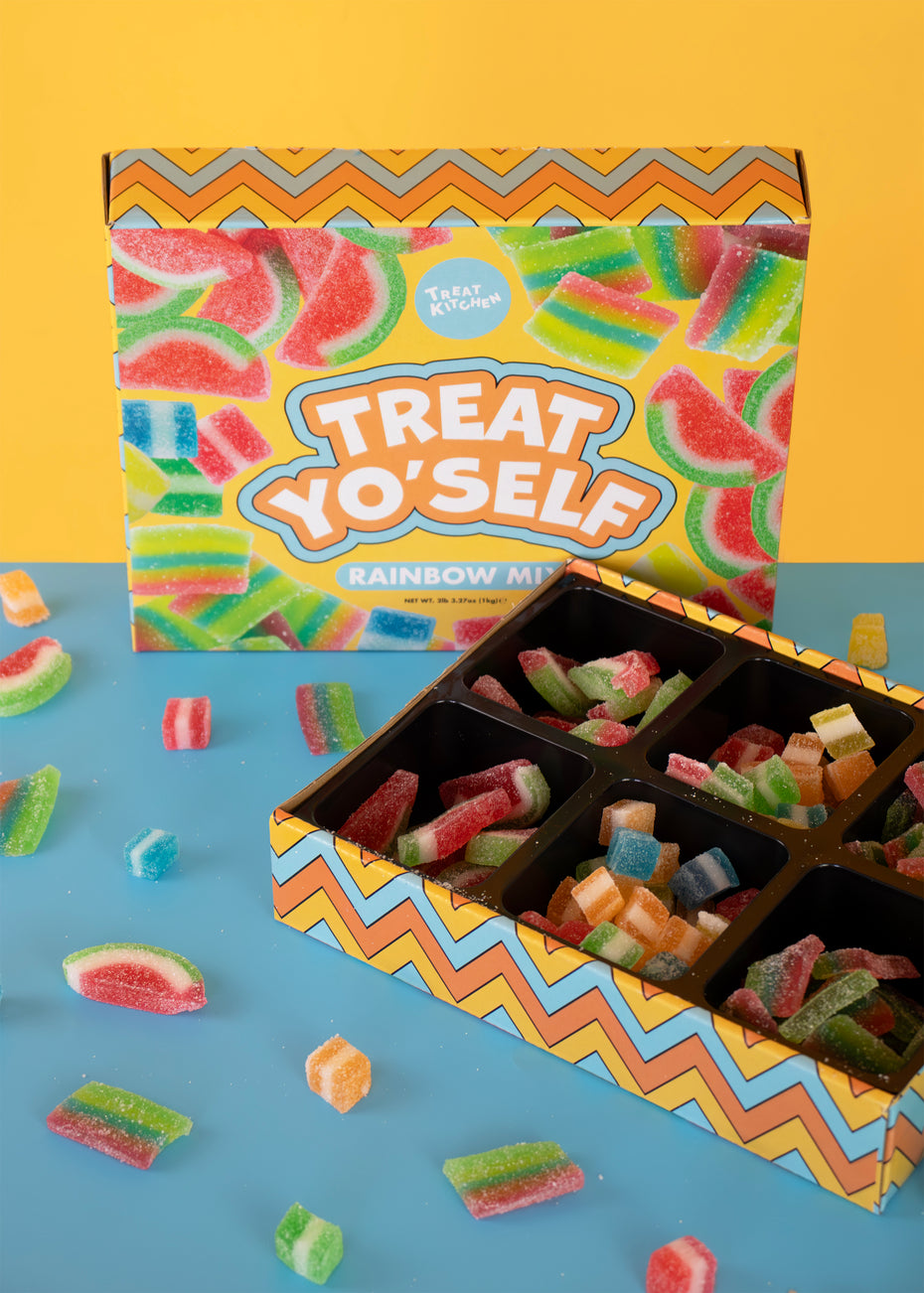 Treat Yo'Self  Fizzy Vegan Sweets 1kg Gift Box