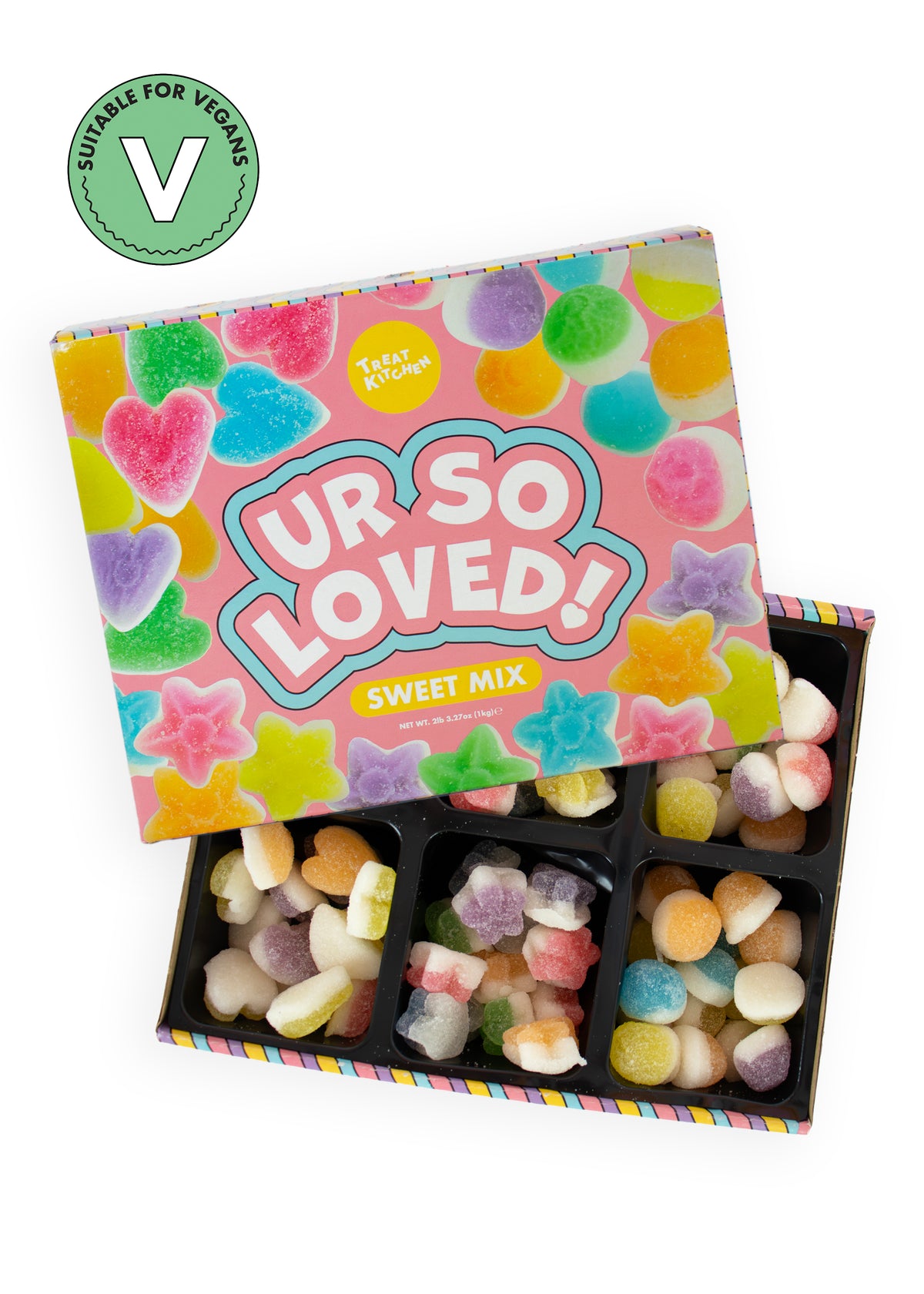 Ur So Loved! Vegan Sweets 1kg Gift Box – Treat Kitchen