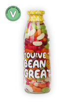 "You've Bean Great" Vegan Jelly Bean Sweets in a Bottle 420g