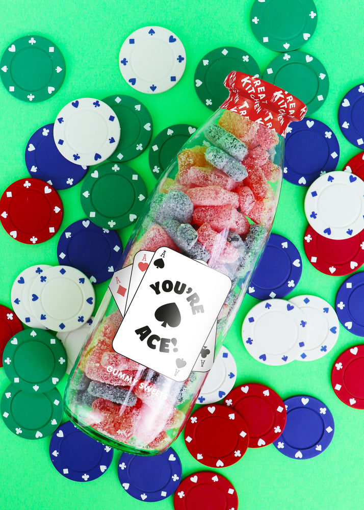 You're Ace - Fizzy Gummy Sweets in Message Bottle, 350g