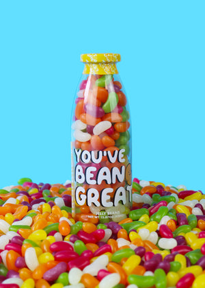 "You've Bean Great" Vegan Jelly Bean Sweets in a Bottle 420g