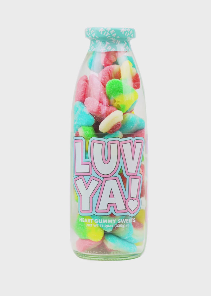 
                
                    Load and play video in Gallery viewer, &amp;quot;Luv Ya!&amp;quot; Gummy Hearts Sweets in a Bottle 320g
                
            