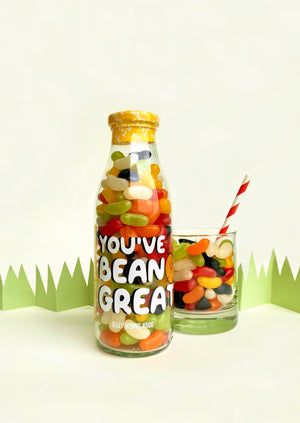 You've Bean Great - Vegan Jelly Bean Sweets in Bottle, 450g